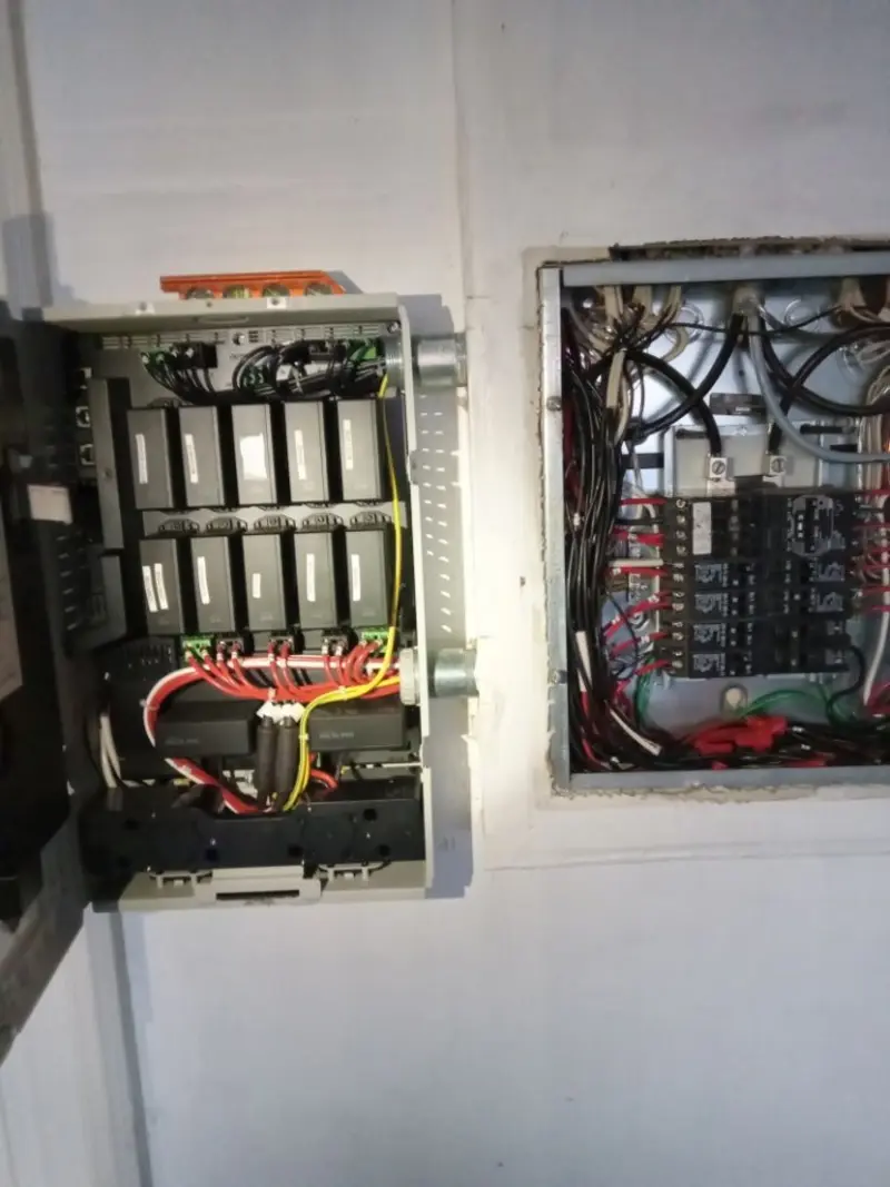 Electrical panel upgrade completed for Carbon Monoxide Detector Installation in Orange
